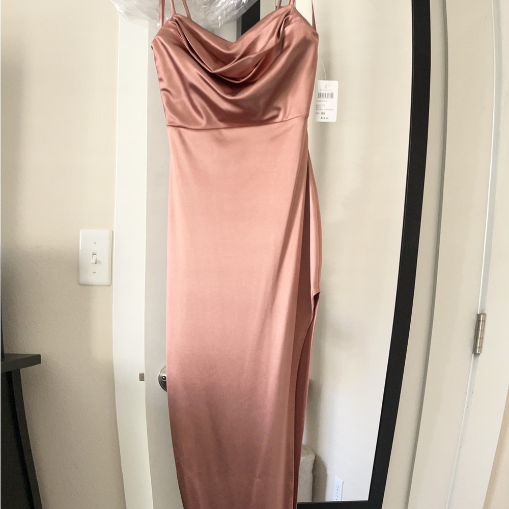 Rose gold dress